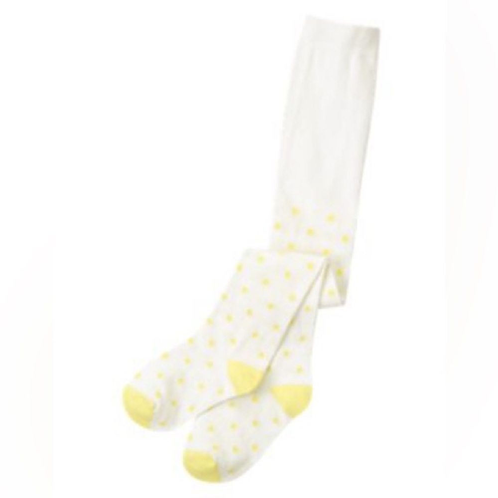 NWT Gymboree tights sunny yellow polka dot 2T-3T Pocketful of sunshine NEW
